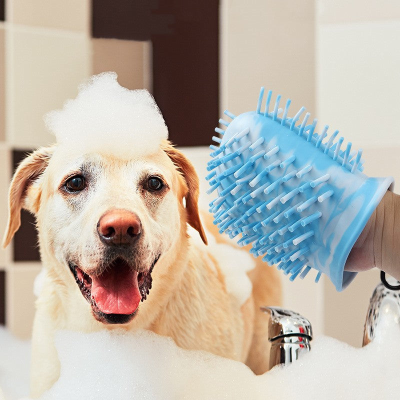 2-in-1 Dog Paw Cleaner Cup with Brush