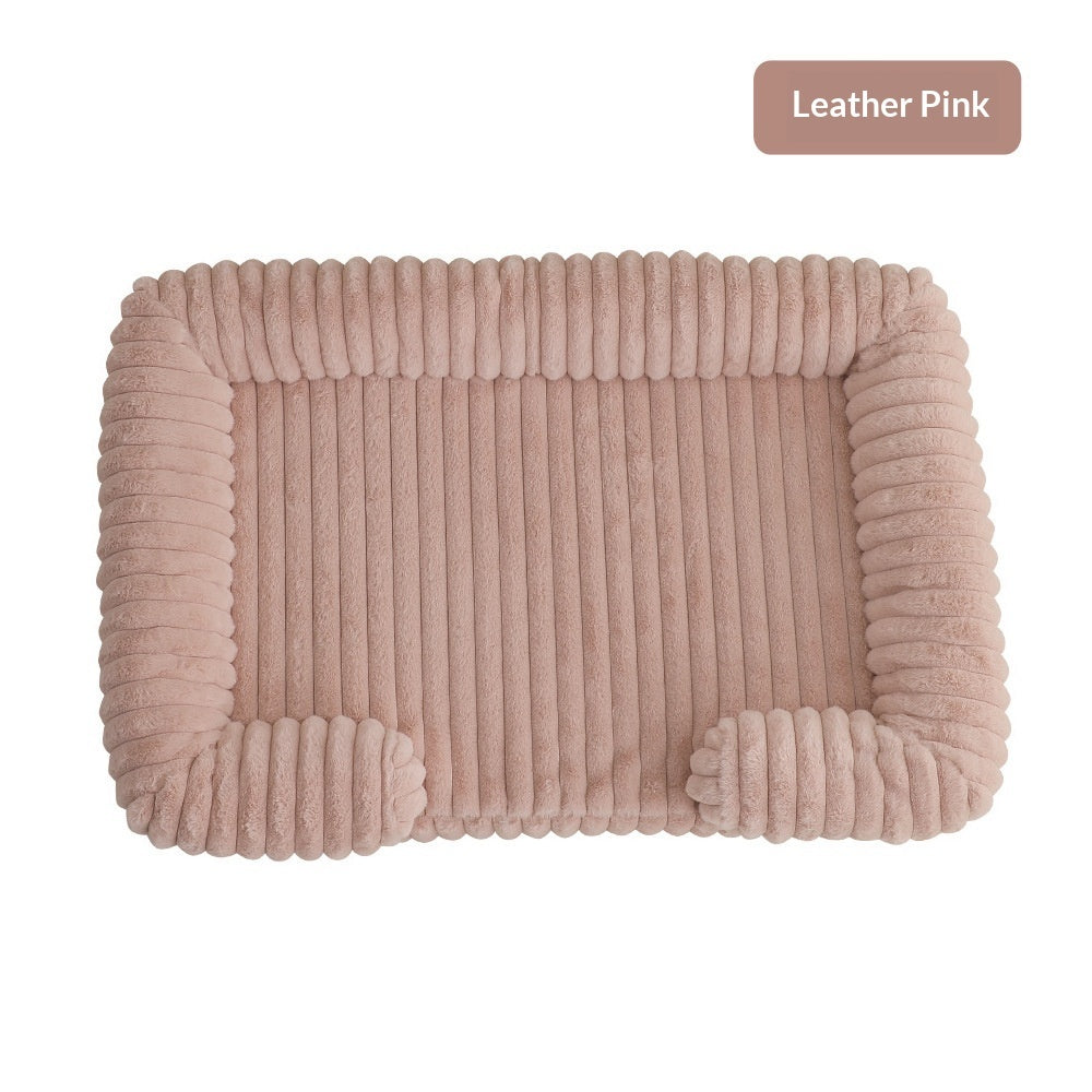 Orthopedic Dog & Cat Bed – Warm Plush Pet Mat for Ultimate Comfor