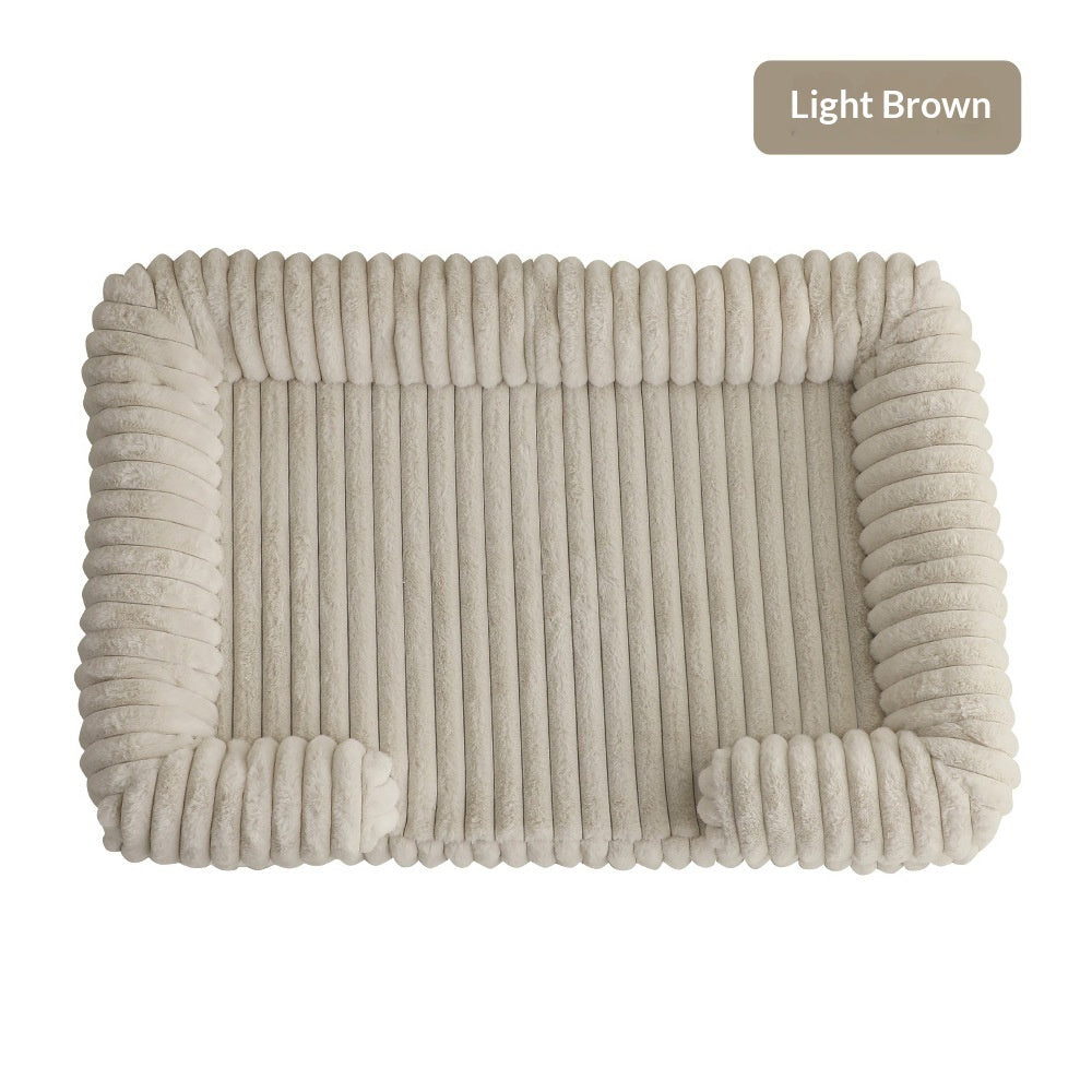 Orthopedic Dog & Cat Bed – Warm Plush Pet Mat for Ultimate Comfor