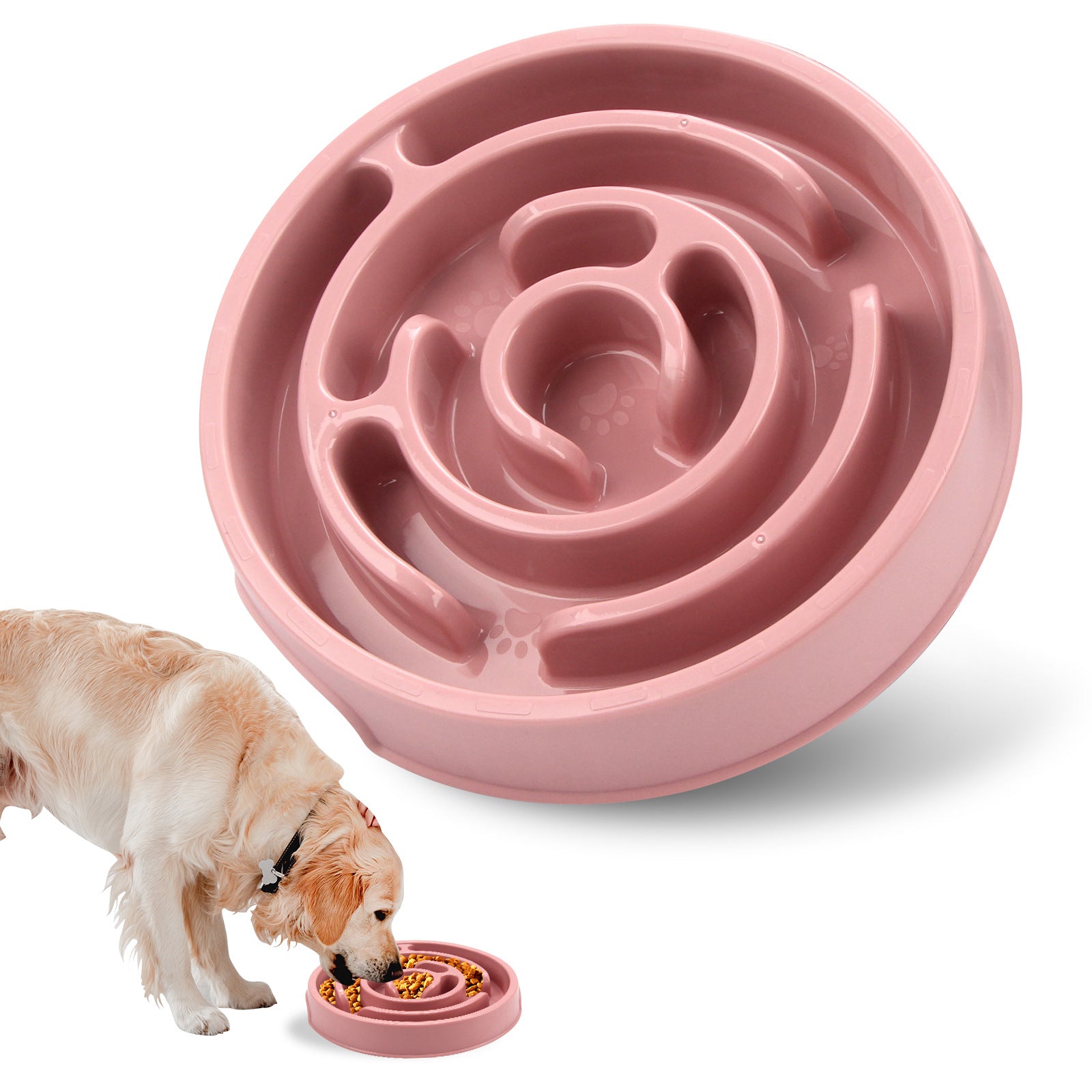 Silicone Slow Feeder Dog Bowl (Anti-Choking)