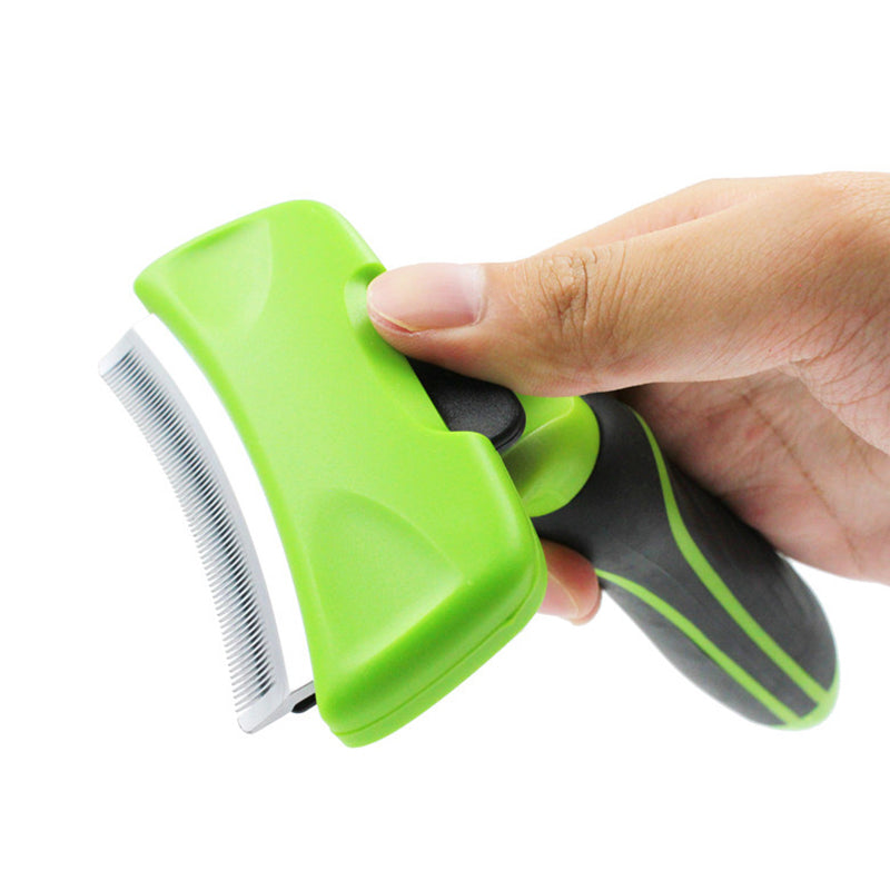 Pet Deshedding Grooming Brush for Dogs & Cats