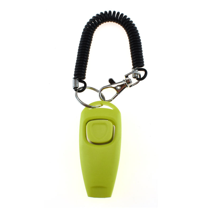 2-in-1 Pet Training Clicker & Whistle with Wrist Strap