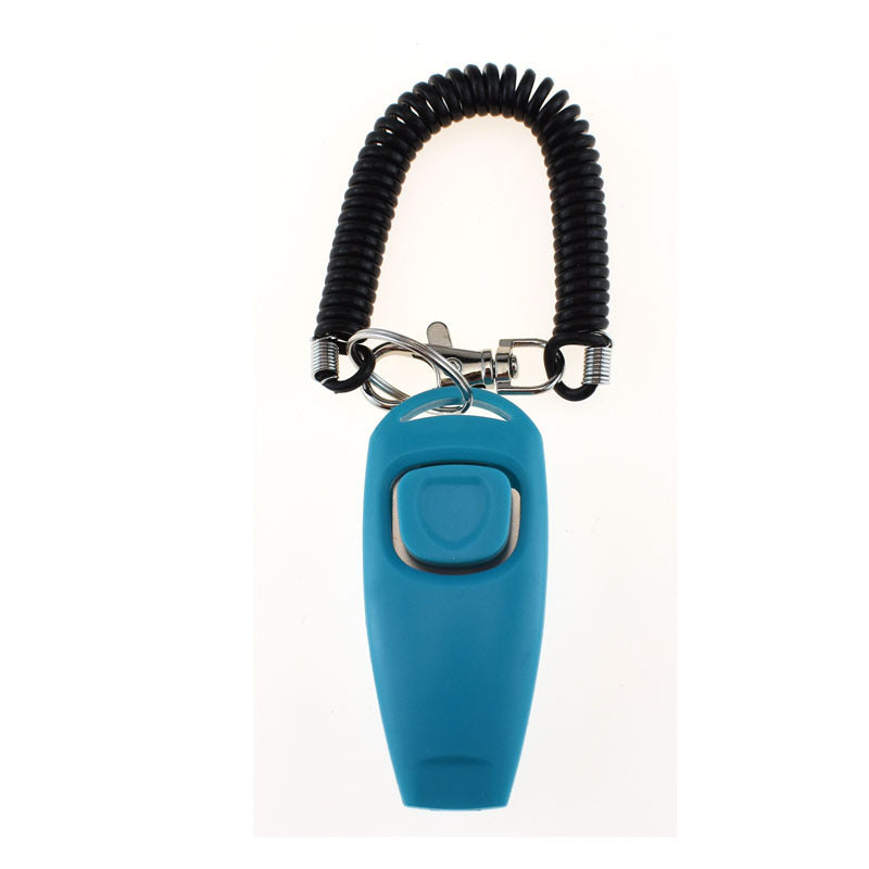 2-in-1 Pet Training Clicker & Whistle with Wrist Strap