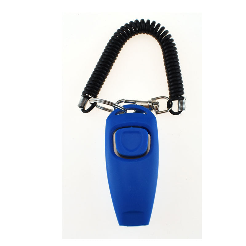 2-in-1 Pet Training Clicker & Whistle with Wrist Strap