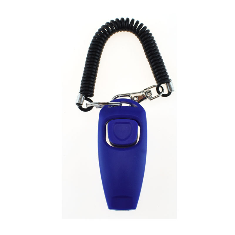 2-in-1 Pet Training Clicker & Whistle with Wrist Strap