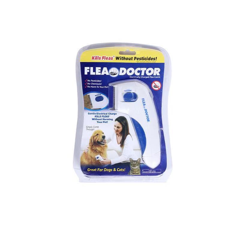 Electric Pet Flea & Lice Comb – Safe & Effective Hair Cleaning Tool