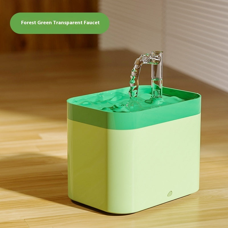 Automatic Cat Water Fountain with Circulation Flow