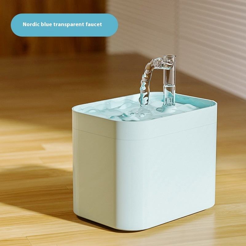 Automatic Cat Water Fountain with Circulation Flow