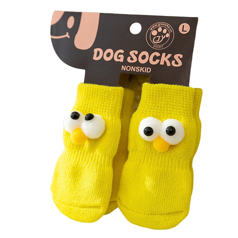 Cute Anti-Slip Pet Socks for Dogs & Cats