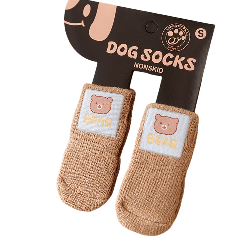 Cute Anti-Slip Pet Socks for Dogs & Cats