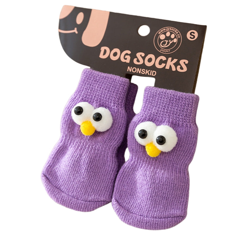Cute Anti-Slip Pet Socks for Dogs & Cats