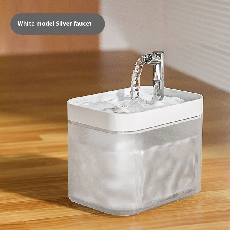 Automatic Cat Water Fountain with Circulation Flow