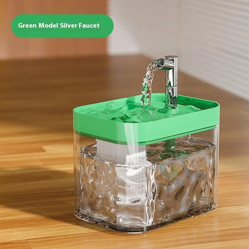 Automatic Cat Water Fountain with Circulation Flow
