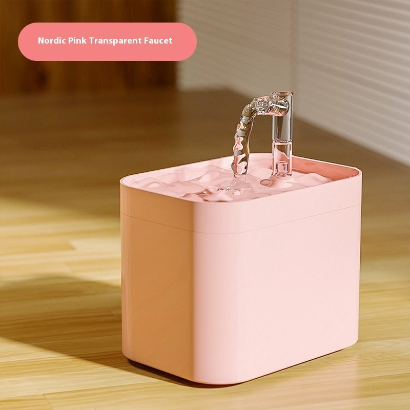 Automatic Cat Water Fountain with Circulation Flow