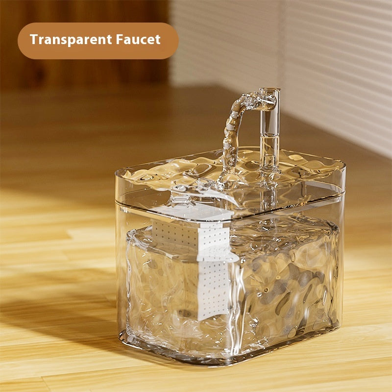 Automatic Cat Water Fountain with Circulation Flow