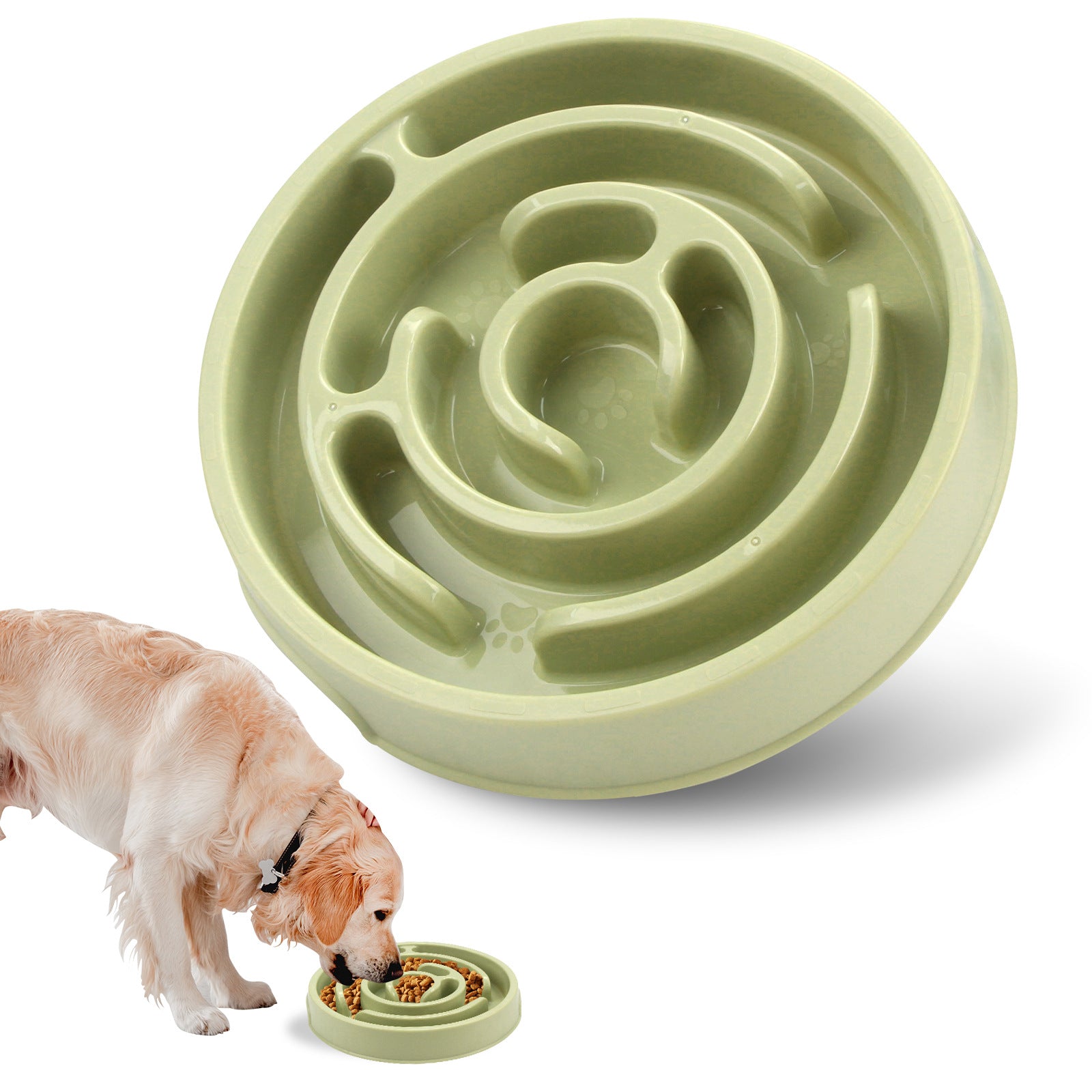 Silicone Slow Feeder Dog Bowl (Anti-Choking)